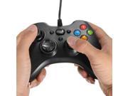 Wired USB GamePad Game Shock Game Controller Joypad For Windows PC Black