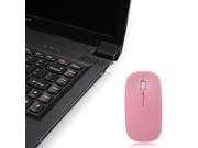 Computer Laptop PC Mac Macbook 2.4G Slim USB Mini Wireless RF Optical Mouse Mice Pink