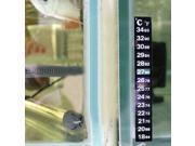 Dual Scale C F Aquarium Thermometer Sticker Fish Tank Flat Glass Thermometer Sticker Adhesive Sticky