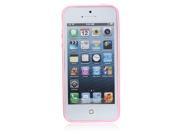 Soft TPU Bumper With Matte Clear Hard Back Case Cover For Apple iPhone 5 5th