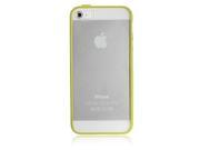 Soft TPU Bumper With Matte Clear Hard Back Case Cover For Apple iPhone 5 5th