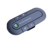 Car Sun Visor Wireless Bluetooth Handsfree Speakerphone Car Charger Black