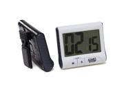 Digital LCD Kitchen Timer Count Down Up Clock Loud Alarm