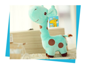 Baby Kid Children Colorful Soft Plush Dear Giraffes Animal Stuffed Doll Toy Gift Cyan
