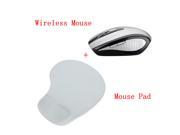 2.4GHz Optical Wireless Mouse Cordless Mice For Window 7 8 XP Vista 2000 Mouse Pad With Gel Wrist Support