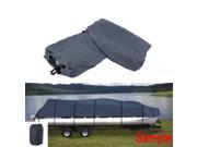SHIP BY EMS 21 22 23 24 ft Pontoon Boat Cover 600D Heavy Duty 100% Waterproof Polyester