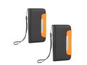 2X Wallet Purse Credit ID Card Flip PU Leather Pouch Case Cover For Apple iPhone 5 5s