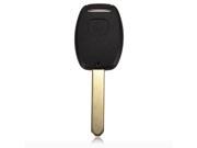 Replacement Keyless Remote Key Fob Shell Uncut Blade 4 Button For Honda Black