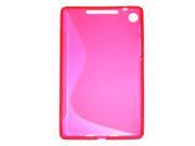 Soft TPU Gel S line Back Case Skin Cover for Android4.3 Google Nexus 7 2 2nd Gen