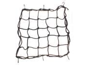 6 Hooks Motorcycle Bike Hold Down Helmet Cargo Luggage Mesh Net Bungee 1.3ft