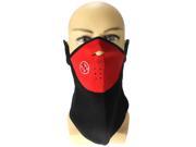 Red Winter Motorcycle Bike Cycling ATV Ski Snowboard Neck Face Mask Neoprene