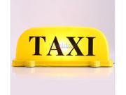 New LED 12V Car Taxi Cab Roof Top Sign Light Lamp Magnetic Yellow