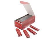 1 Box 50 Booklets Moon Red Cigarette Tobacco Rolling Papers 70*36mm 2500 Leaves