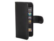 Flip Folio ID Credit Card Slot PU Leather Wallet Case Cover For Apple iPhone 5