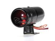Black Adjustable Tachometer RPM Tacho Gauge Shift Light Lamp Red LED Universal