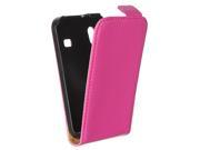 Flip Genuine Leather Hard Cover Case For Samsung Galaxy Ace S5830