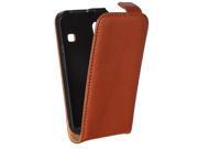 Flip Genuine Leather Hard Cover Case For Samsung Galaxy Ace S5830