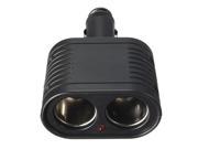 Mini 12V Dual 2 Way Car Charger Cigarette Lighter Power Charger Adapter Socket Splitter Vehicle Power Adapter Double Hole New