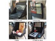 Black Car Laptop Holder Tray Bag Mount Back Seat Food Table Work Desk Organizer