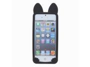 Lovely Cute 3D Cat Ear Soft Silicone Gel Back Case Cover Apple iPhone 5 5th Gen
