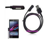 USB Cable Cord Magnetic Charger Adapter 1M for Sony XPERIA Z1 L39H Z Ultra XL39H
