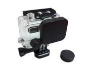 Protective Camera Lens Cap Cover Housing Case Cover for Gopro HD Hero 3 Black
