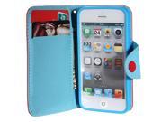 Cute Magnetic Hybrid Leather Wallet Pouch Case Cover Stand For Apple iPhone 5s