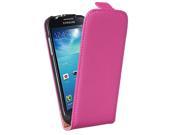 Flip Genuine Leather Pouch Hard Back Case Cover For Samsung Galaxy S4 Mini i9190