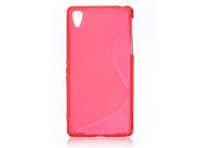 S line Wave Soft Flexible TPU Gel Silicone Case Cover Skin For Sony Xperia Z2