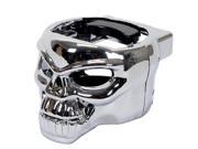 Universal Skull Car Cup Holder Outlet Drink Holder Silver