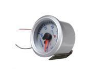 2 52mm Silver Dial 12V Vacuum Gauge Pointer Meter Read From 0 30 In.Hg White