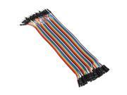 40pcs 20cm 2.54mm 1P 1P M F Male to Female Dupont Line Breadboard Connector Jump Cable Wires For Arduino