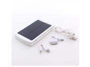 10000mAh Solar Charger Battery Power Bank Power Panel Dual USB External for Mobile Phone GPS MP3 Tablet iPhone 4 iPhone 5 iPad iPod MP3 MP4 PDA PSP Digital Cam