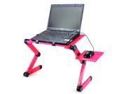 Five Star Inc Folding Adjustable Vented Laptop PC iPad Book Desk Table Stand Portable Bed Tray New