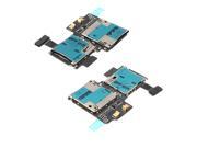 2pcs SIM Card Reader Holder Tray Slot Holder Flex For Samsung Galaxy S4 I9500 I9505 I337