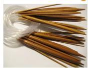 18 Sizes Circular Carbonize Bamboo Knitting Needles Chrochet knitting Needles