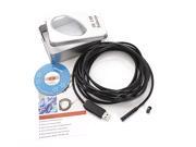 5m 7mm 6 LEDs USB Borescope Waterproof Endoscope Inspection Tube Camera 6LED Waterproof USB Endoscope