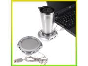 4 USB Hub Coffee Tea Beverage Cup Mug Warmer Heater
