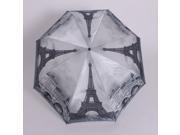 Eiffel Tower Umbrella Folding Anti uv Automatic Umbrella