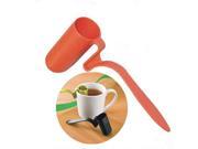 Spoon Shape Plastic Tea Infuser Strainer Herbal Spices Leaf Teaspoon Filter