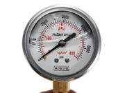 New Hydraulic Liquid Filled Pressure Gauge 0 5000 PSI For Measuring any Fluid Liquid or Gas