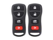 2x Nissan Sentra Remote Key Keyless Entry Fob Transmitter Batteries required safety remote control new