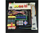 Beginners DIY Electronic Components Refresher Kit Basic Kit LCD 1602 GPIO adapter plate with cable IR remote controller LED for Raspberry Pi
