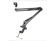 Mic Microphone Suspension Boom Scissor Arm Stand Holder Studio Sound Broadcast