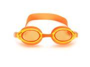 Children Swimming Glasses Waterproof Anti fog HD Goggles Orange