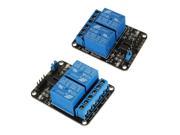 2pcs New 5V 2 Channel Relay Module Shield Board for Arduino ARM PIC AVR DSP Electronic 10A