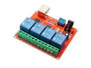 4 Channel DC 12V USB Control Free Drive Relay Module PC Controller