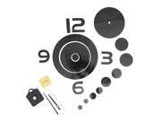 3D DIY Home Modern Wall Stickers Creative Decoration Mirror Living Room Wall Clock