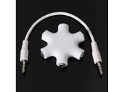 3.5mm Earphone Headphone Audio Splitter 1 Male to 2 3 4 5 Females to iPod MP3 with Conector Cable