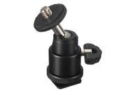 1 4 Hot Shoe Ball Head LED Light Flash Bracket Holder Mount for Camera Tripod